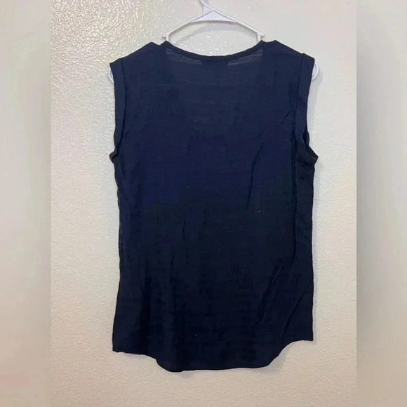 Banana Republic Navy Blue Blouse - Picture 3 of 6